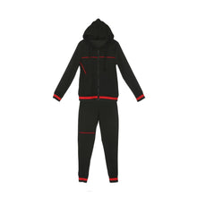 Load image into Gallery viewer, 2021 Autumn Women's Sportswear 2pcs Women's Hooded Long Sleeve Zip Crop Tops Long Pants Trousers Loose Casual Clothes Set