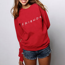 Load image into Gallery viewer, Womens Letters FRIENDS Print Long Sleeve Hoodie Sweatshirt 5 Colors S M L XL Brand New 2021 Ladies Slouch Pullover Jumper Tops