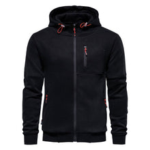 Load image into Gallery viewer, AIOPESON Fleece Cotton Hoodie Men Casual Outdoor Solid Color Mens Sweatshirts New Winter Fashion High Quality Hoodies for Men
