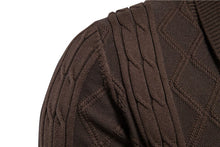 Load image into Gallery viewer, AIOPESON Cotton Argyle Cardigan Men Casual Single Breasted Solid Color Business Mens Cardigans New Winter Fashion Sweater Man
