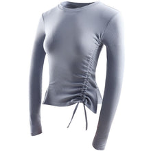 Load image into Gallery viewer, Gym Sport Shirt Women Quick Dry Sport Shirts Solid High Elastic Workout Fitness Yoga Top Running Breathable Long sleeve T-Shirts
