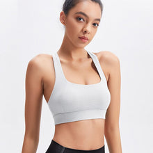 Load image into Gallery viewer, Women Push Up Sports Bra Workout Female Sport Crop Top With Buckles Fitness Active Wear Yoga Gym Shockproof Brassiere Sportswear
