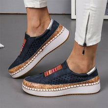 Load image into Gallery viewer, 2021 Women Slip on Sneakers Shallow Loafers Vulcanized Shoes Breathable Hollow Out Casual Ladies Shoes Woman Plus Size Dropship
