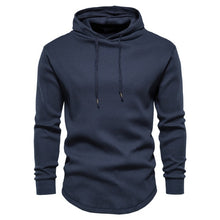 Load image into Gallery viewer, AIOPESON Cotton Streetwear Hoodies Men Casual Hip Hop Solid Color Waffle Pullover Sweatshirt Men New Autumn Simple Hoodie Male
