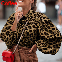 Load image into Gallery viewer, Celmia Women White Shirts 2021 Autumn Polka Dot Shirt Button Loose Long Lantern Sleeve Lapel Elegant Office Ladies Stylish Tops
