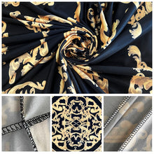 Load image into Gallery viewer, New Summer Women 2 Pieces Set Vintage Palazoo Print High Waist Elastic Pants Long Sleeve Open Front Coat Homewear Business Suit
