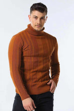 Load image into Gallery viewer, AIOPESON Winter Slim Fit Warm Pullovers Turtleneck Sweater Men Quality Knitted Striped Mens Sweaters Pull Men
