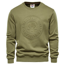 Load image into Gallery viewer, AIOPESON Streetwear Printed Sweatshirts Men Casual Solid Color Cotton Pullover Mens Hoodies New Autumn Winter Warm Hoodie Men
