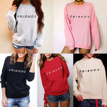 Load image into Gallery viewer, Womens Letters FRIENDS Print Long Sleeve Hoodie Sweatshirt 5 Colors S M L XL Brand New 2021 Ladies Slouch Pullover Jumper Tops

