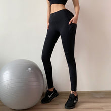 Load image into Gallery viewer, Seamless Legging Pants Sports High Waist Push Up Workout Leggings Clothing Solid Elastic Butt Lift Textur Pant Running Trousers
