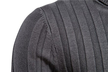 Load image into Gallery viewer, AIOPESON Winter Slim Fit Warm Pullovers Turtleneck Sweater Men Quality Knitted Striped Mens Sweaters Pull Men
