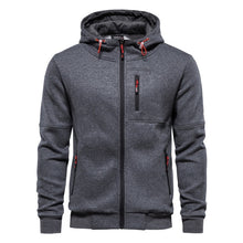 Load image into Gallery viewer, AIOPESON Fleece Cotton Hoodie Men Casual Outdoor Solid Color Mens Sweatshirts New Winter Fashion High Quality Hoodies for Men
