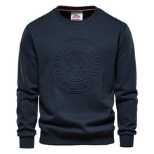 Load image into Gallery viewer, AIOPESON Streetwear Printed Sweatshirts Men Casual Solid Color Cotton Pullover Mens Hoodies New Autumn Winter Warm Hoodie Men

