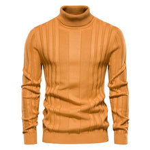 Load image into Gallery viewer, AIOPESON Winter Slim Fit Warm Pullovers Turtleneck Sweater Men Quality Knitted Striped Mens Sweaters Pull Men
