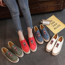Load image into Gallery viewer, 2021 Women Slip on Sneakers Shallow Loafers Vulcanized Shoes Breathable Hollow Out Casual Ladies Shoes Woman Plus Size Dropship
