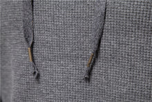 Load image into Gallery viewer, AIOPESON Cotton Streetwear Hoodies Men Casual Hip Hop Solid Color Waffle Pullover Sweatshirt Men New Autumn Simple Hoodie Male
